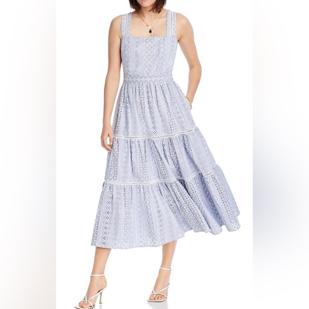 LINI Jess Embroidered Tiered Dress